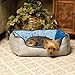 K&H Pet Products Self-Warming Lounge Sleeper Pet Bed Small Gray/Blue 16