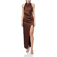 Amazon.com: BCBGMAXAZRIA Women's Sleeveless Halter Neck Maxi Day Dress,  Antique Gold, X-Small : Clothing, Shoes & Jewelry