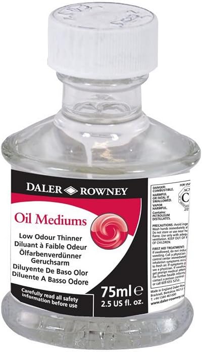 Daler-Rowney Georgian Oil Medium 2.54oz Low Odour Thinner for Artists