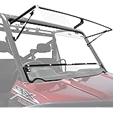 StarknightMT Ranger XP 1000 Flip Windshield, Ranger Front Full Windshield Compatible with Polaris Ranger XP 1000/ Crew XP 1000 2017-2026, Ranger 1000/ Crew 1000 2020-2026, Work with Grab Bar
