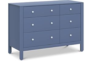 DaVinci Carter's Marisol 6-Drawer Dresser in Cove Blue/Powder Blue, GREENGUARD Gold Certified