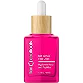 Tanceuticals Self Tanning Drops - Color Correcting Face Tanning Drops for Gradual Glow, Add to Lotion, Moisturizing Bronzer for Fake Tan, Vegan & Cruelty Free Face Tanner