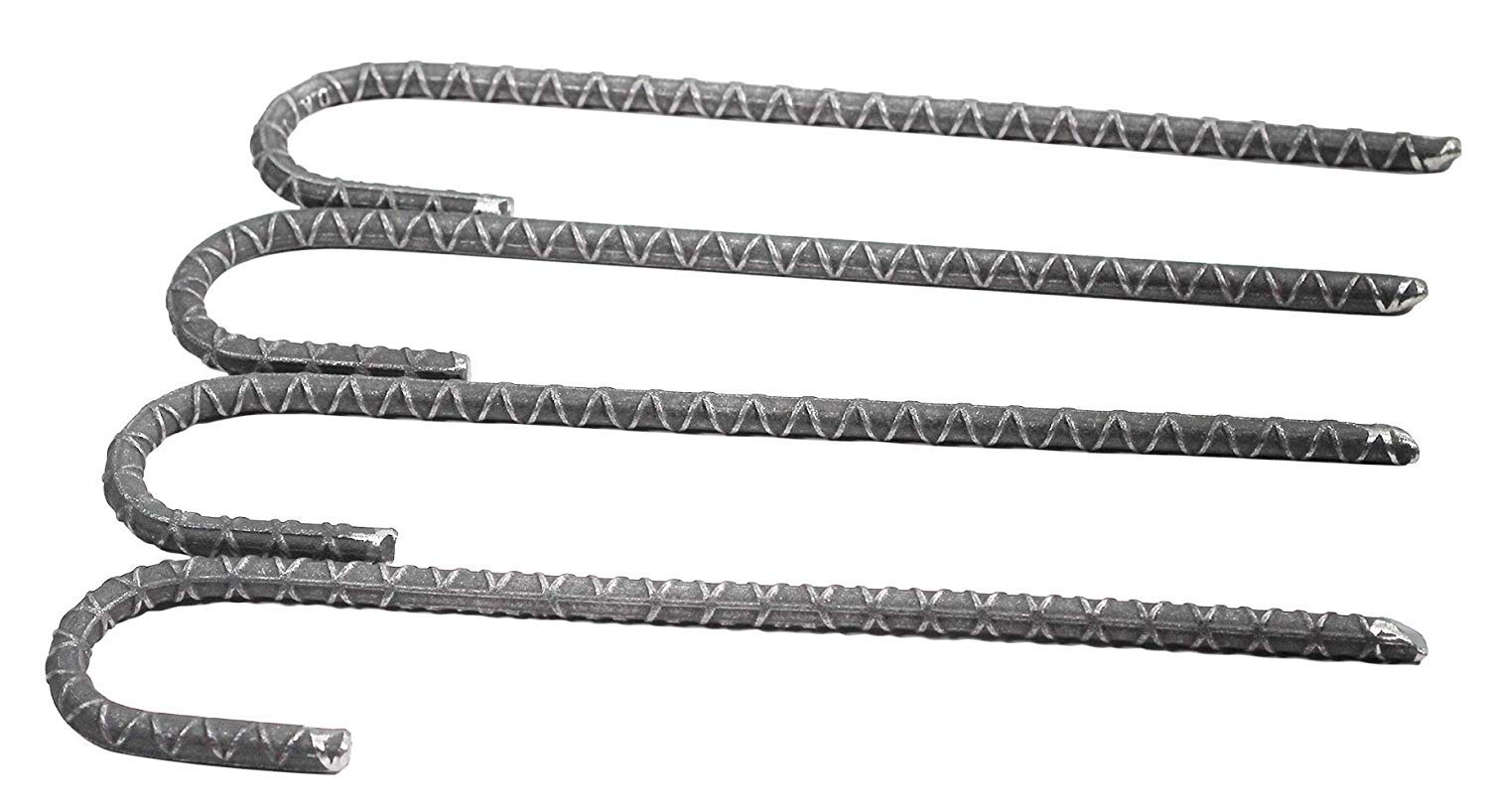 Best Pinnacle Mercantile 12 Inch Galvanized Garden Staples