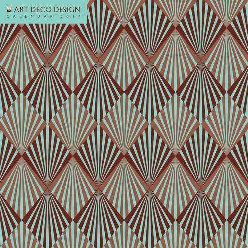 Art Deco Design Mini Wall Calendar 2017