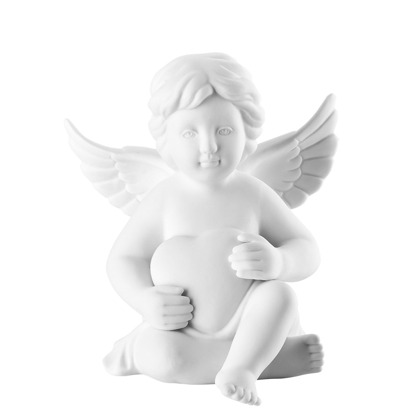 Rosenthal Angel Large White Matt Angel with Heart