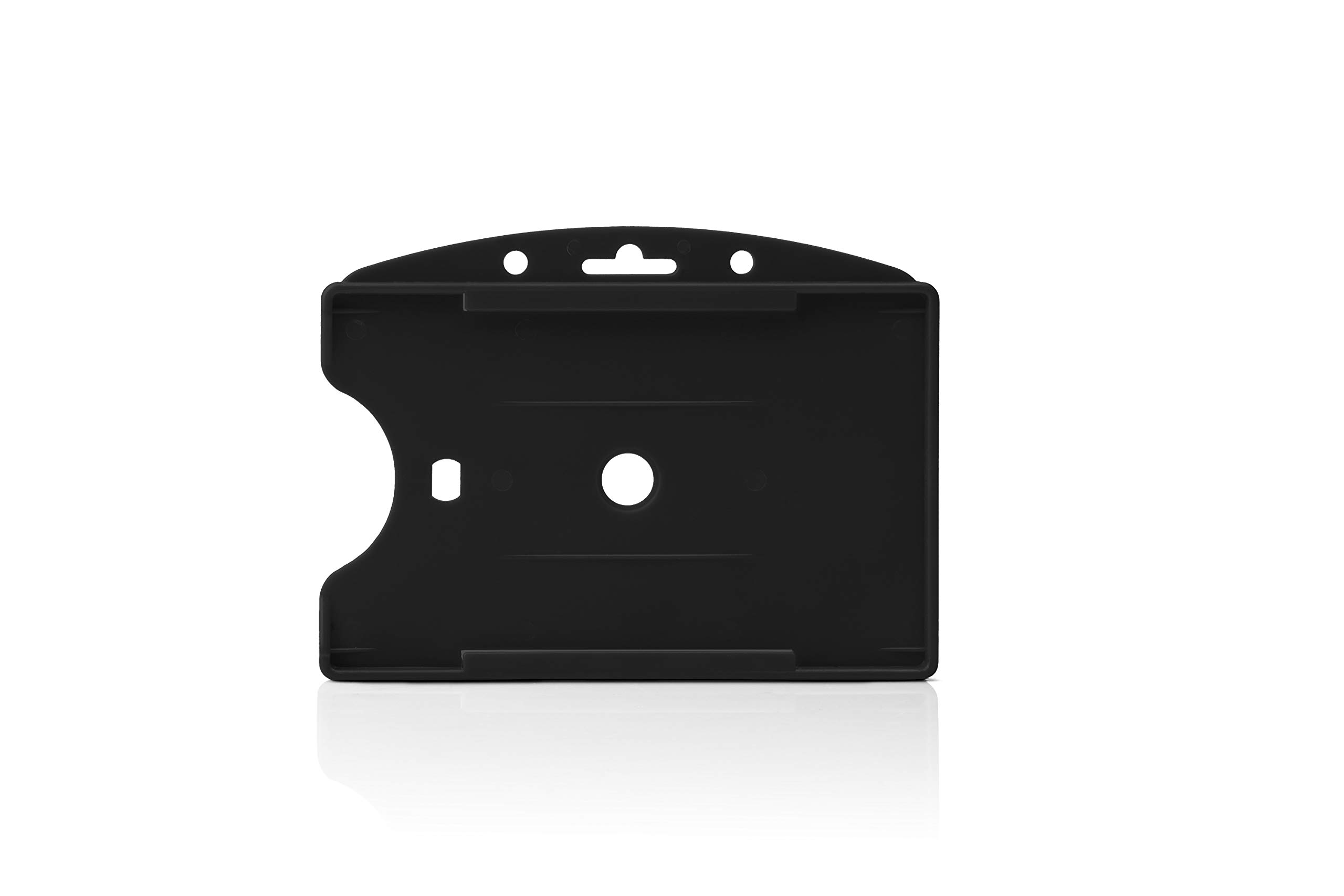 Tarifold ES 200427 – Pack of 10 Rigid ID Card Holders 1 Face, Black, 89 x 65 mm