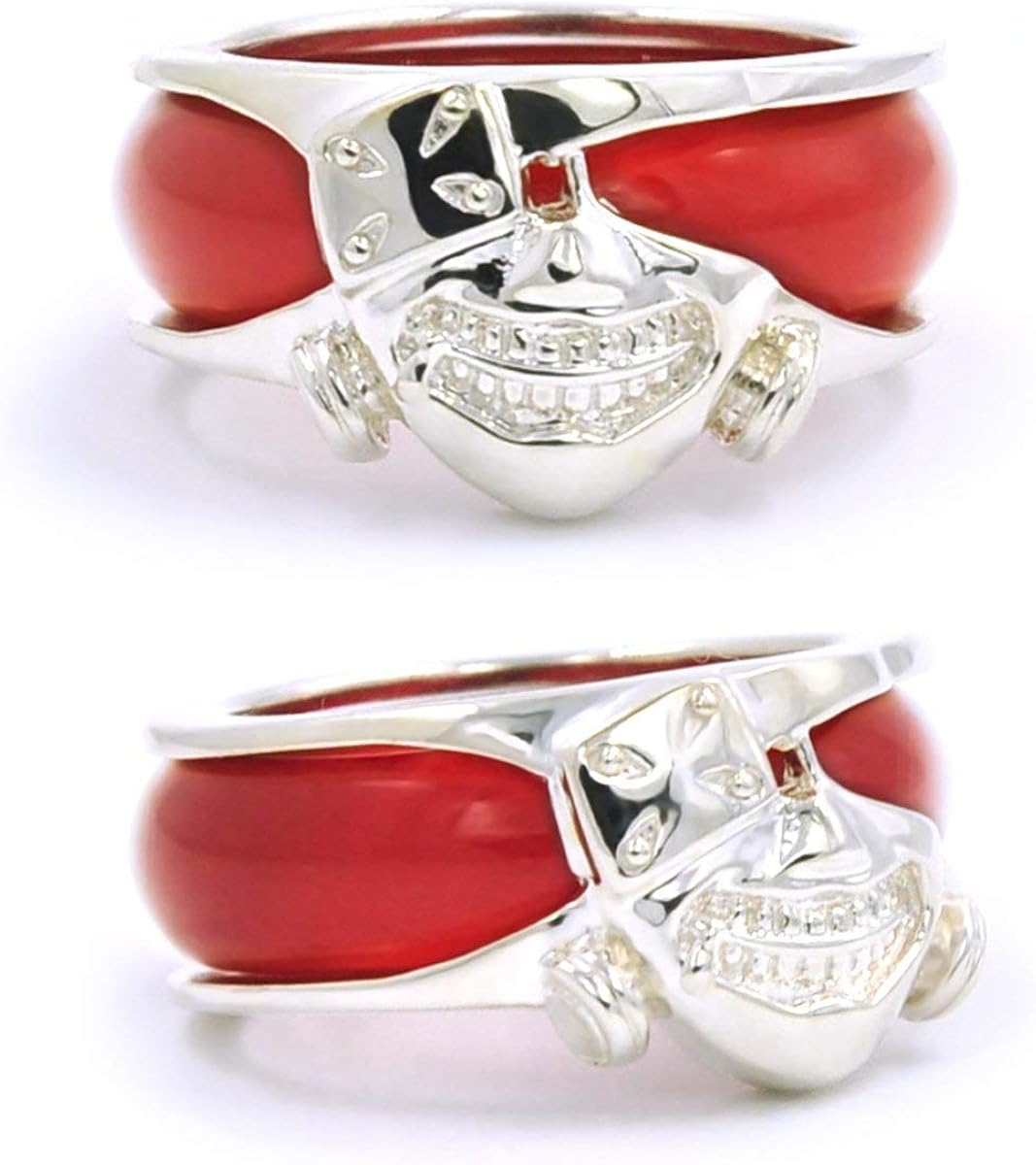 CosInStyle Genunie 925 Sterling Silver and Red Agate