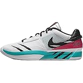 Ja 1 "Scratch Basketball Shoes (FV5957-100, White/Turbo Green/University Red/Black) Size 10