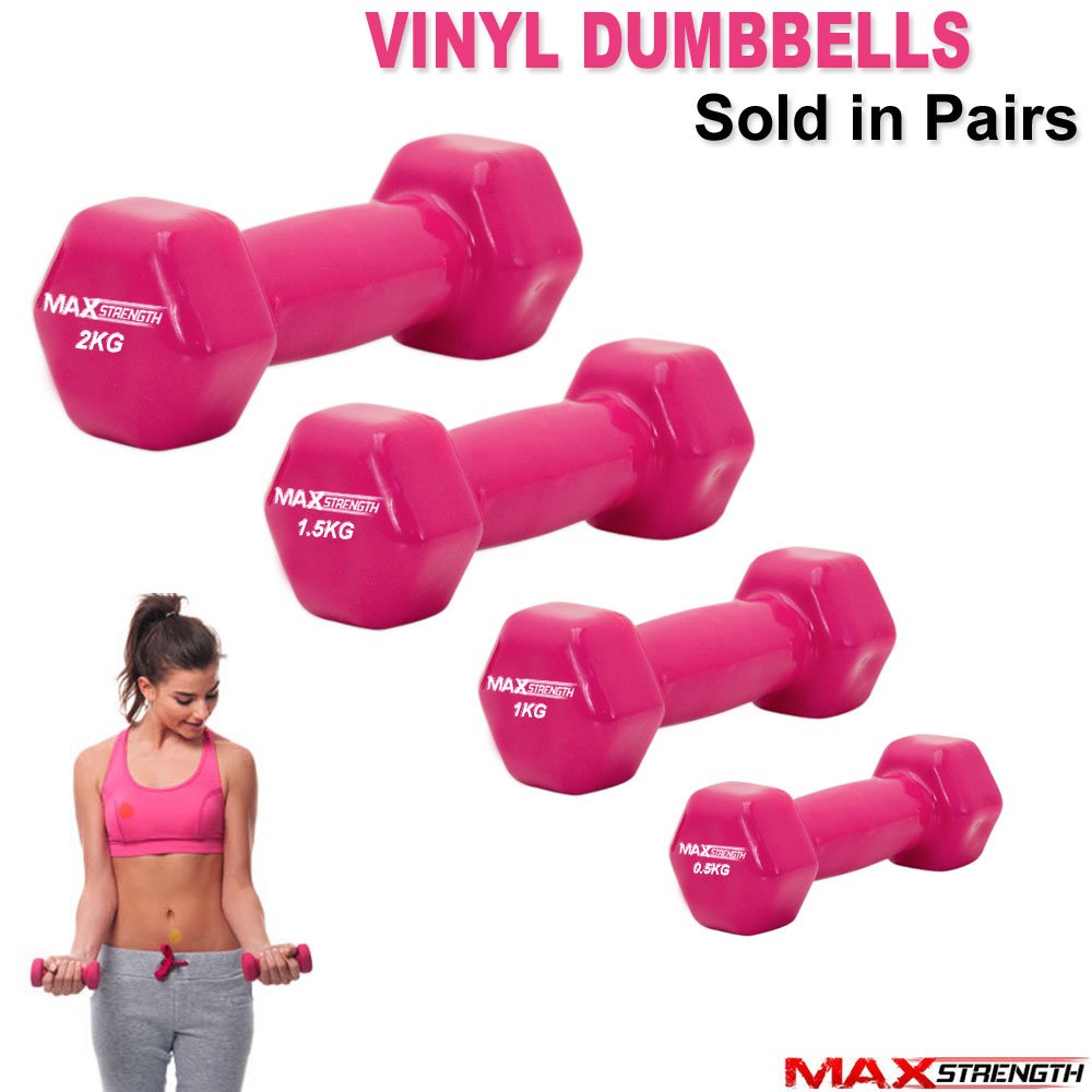 Maxstrength Pink Ladies Dumbbells 5kg 1kg 5kg 2kg Desertcart