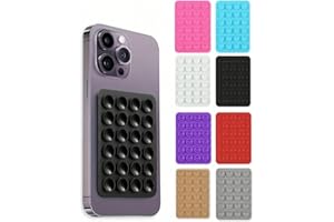 1pc Silicone Suction Phone Case Mount, Phone Suction Grip, Sticky Phone Grip, Phone Accessories Holder, Adhesive Phone Stand 