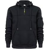 SHAOBGE Tactical Hoodies For Men Quarter Zip Pullover Vintage Workout Hoodies With Pockets Military Tactical Sweatshirt