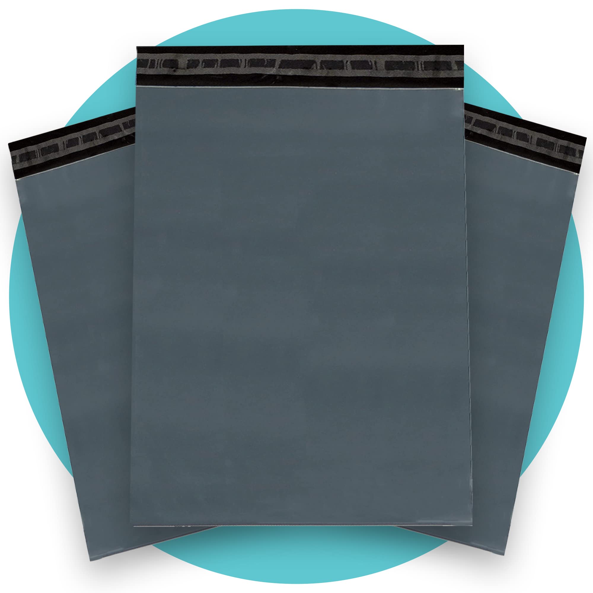 Triplast 16 x 21-Inch Plastic Mailing Postal Bag - Grey (Pack of 500)