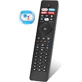 Voice Remote Control for Philip Smart TV.Universal Philip Voice Remote | Control for Philip 4K UltraHD Smart Android TV with Google Assistant .for Philips 50" 55" 65" 75" Class 5704 5504 5604 5806