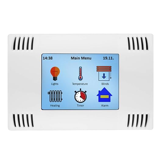 AZDelivery AZ Touch MOD Smart Home Kit de Montaje en Pared con Pantalla Tctil TFT LCD de 28 pulgadas Controlador Tctil SPI XPT2046 compatible con ESP8266 y ESP32 con E Book incluido