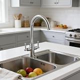 Hapilife Kitchen Sink Mixer Tap Monobloc 360 Swivel Chrome 1 Hole view 7