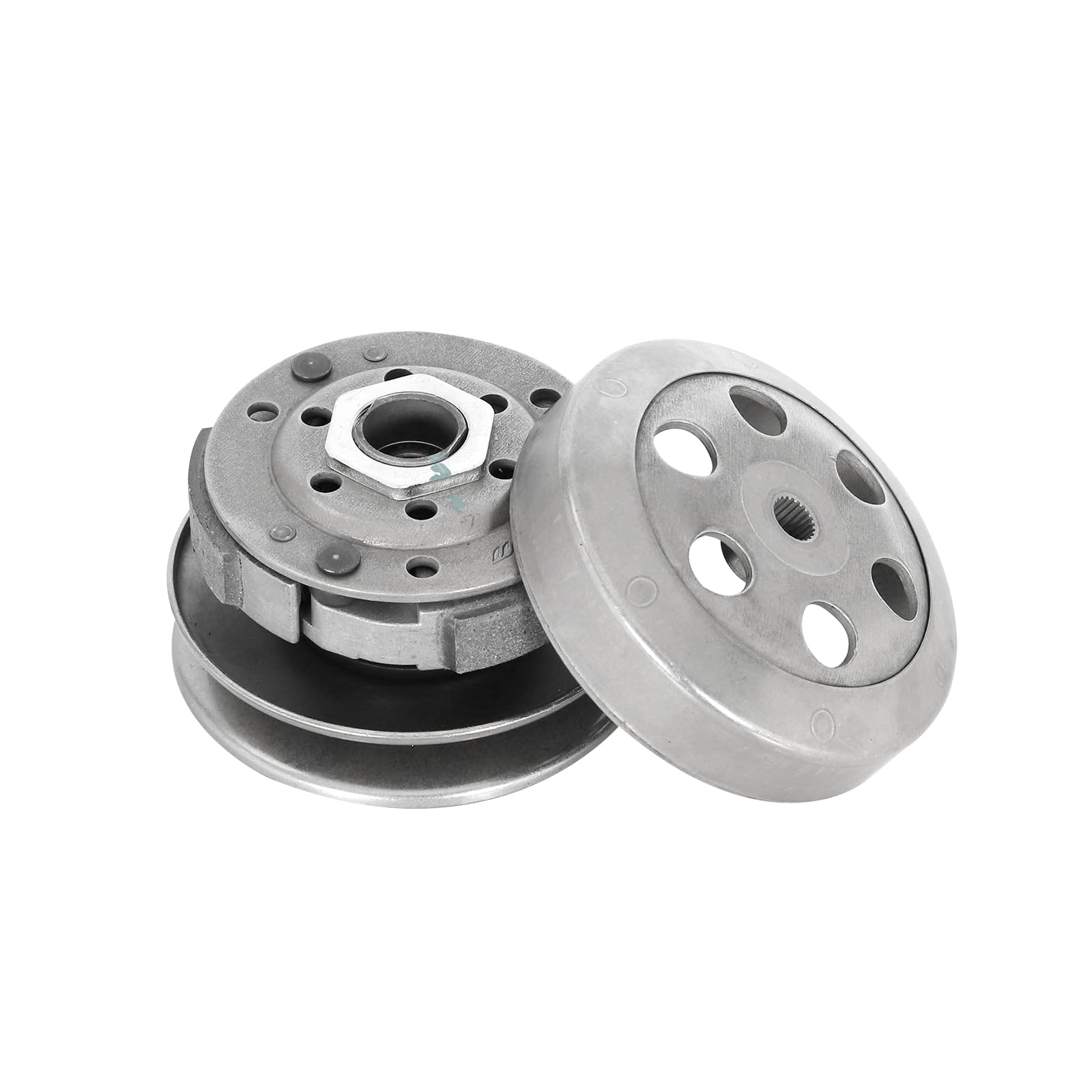 Photo 1 of EASYBERG GY6 49CC 50CC Engine Rear Clutch Assembly Set 22 Spline Compatible with Auto 139QMB 139QMA Scooter ATV Go Kart Moped Kazuma 49cc 50cc full auto ATVs