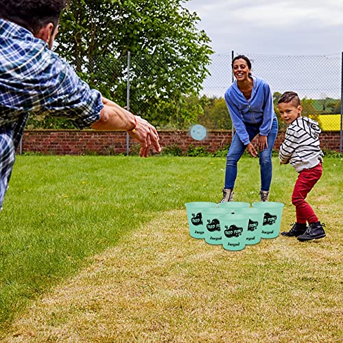 Juegoal Yard Pong Glow in Dark, Outdoor Giant Yard Games Pong Game Set