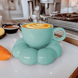 ARISKEY Coffee Mug Set Cloud Mug with Sunflower