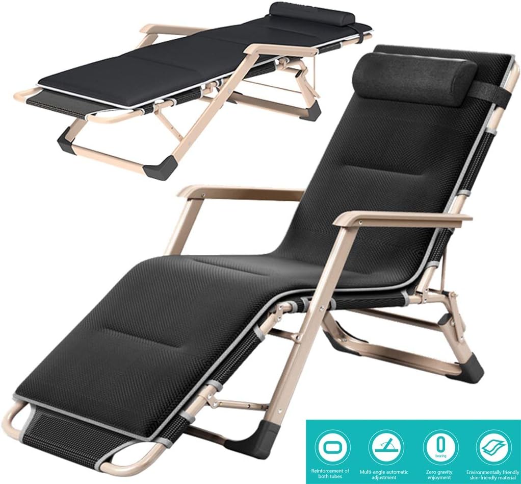 Erik Xian Reclining sunbed folding sunbed outdoor garden chair multi