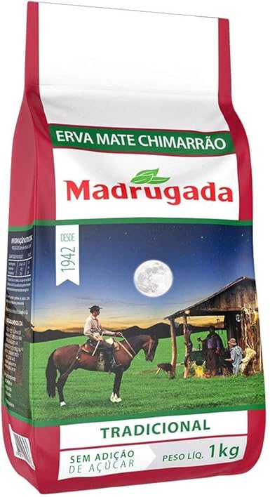 Erva Mate Madrugada Tradicional 1 Kg para Chimarrão