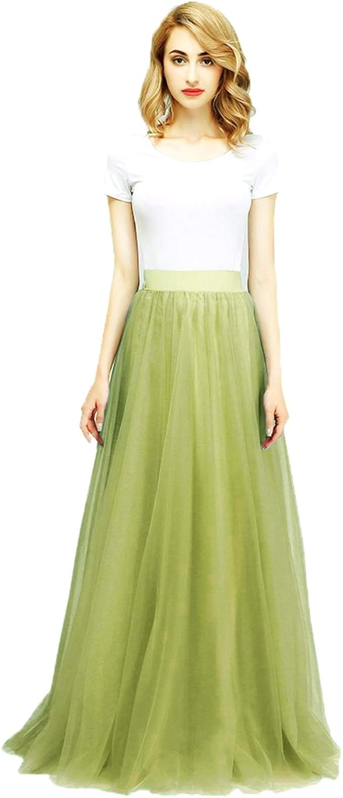 tulle maxi skirt bridesmaid
