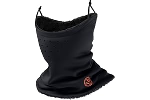 BASSDASH Unisex Winter Neck Gaiter Warmer Insulated Fleece Hunting Face Mask Water Resistant for Fishing Hiking Skiing