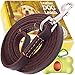 ADITYNA - Premium Leather Dog Leash - 6 ft, Heavy-Duty, Soft & Strong for Small/Medium Dogs - Perfect for Walking, Training, Hiking, and Running (Medium: 6 ft x 5/8