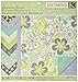 K&Company Poppy Seed Double-Sided Designer Paper Pad, 12-Inch x 12-Inch, 36 Sheets