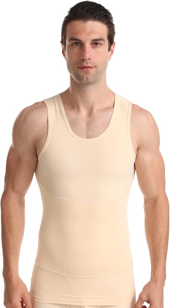 Amazon Sttlzmc メンズ 加圧シャツ 強圧 タンクトップ 加圧強化タイプ 加圧インナー 筋トレ 補正下着 お腹引き締め スポーツウェア 脂肪燃焼 ダイエット コンプレッションウェア タンクトップ 通販