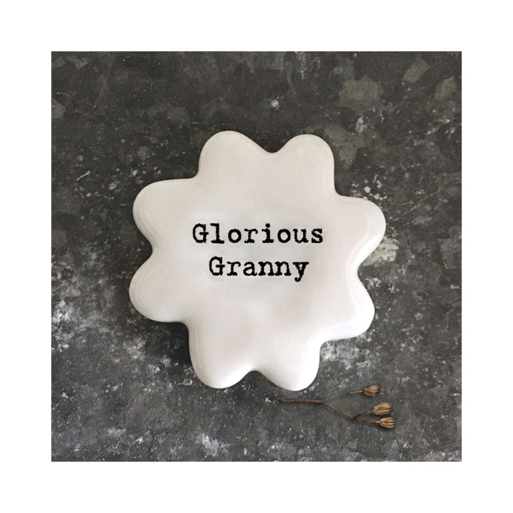 East of India Flower Token - Glorious Granny