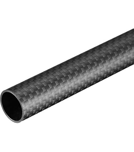 Tubo In Fibra Di Carbonio 3K - Diametro 30 Mm, Lunghezza 100 Cm Per Modellismo E Progetti