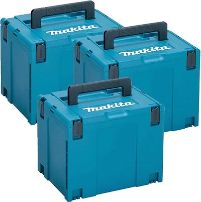 Makita MakPac Type 4 Stacking Connector Case 821552-6 396x296x315mm Pack of 3