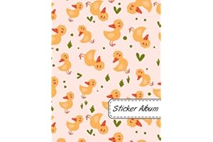 Sticker Album: Ducks Sticker Album for Collecting Stickers, Blank Reusable Sticker Book Collecting Album | lovely Ducks Stick