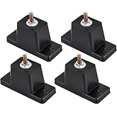 AMGSH 4 Pack Rubber Vibration Isolator Mounting Bracket for Air Conditioner Condenser Mounting Bracket for Outdoor Mini Split