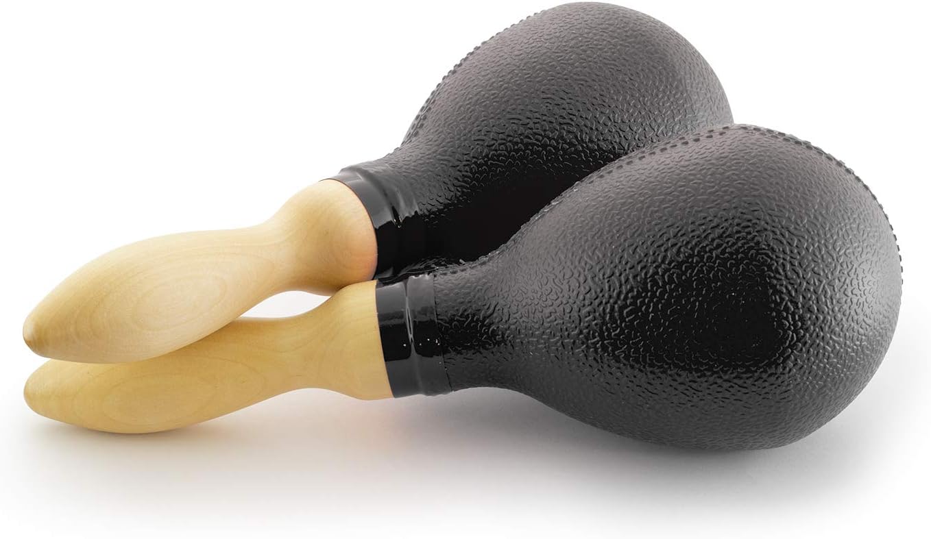 Tiger Full Size Plastic Maracas Pair of Full Size Black Maracas Amazon.co.uk Musical Instruments