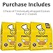 FreeYumm - Banana Maple Soft Baked Cookies - Plant Based with Real Fruit - Allergy Friendly Snacks - Gluten Free - Safe for School - 42 Individually Wrapped Cookies