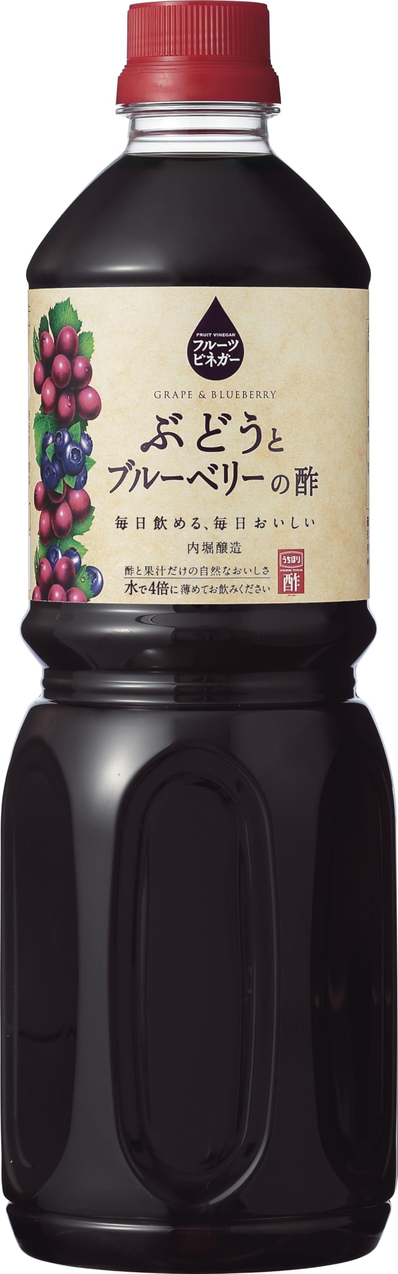 内堀醸造 フルーツビネガーぶどうとブルーベリーの酢 1L商品画像