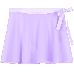 MdnMd Ballet Dance Chiffon Layered Adjustable Skirt