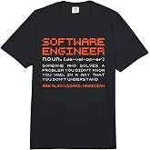 Software-Engineer Developer Definition Programming Comfort Colors Adult Heavyweight T-Shirt
