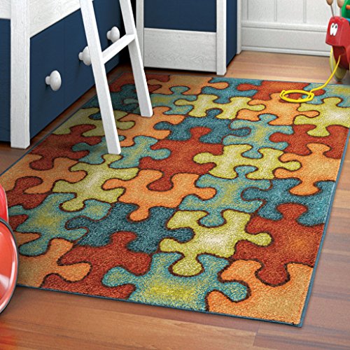 Jigsaw Puzzle Area Rugs 6+ Colorful Rugs for Your Happy Room