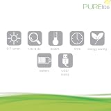 PURElite Multi-Use LED Magnifying Lamp White 1.8x 3x Table Clamp view 6