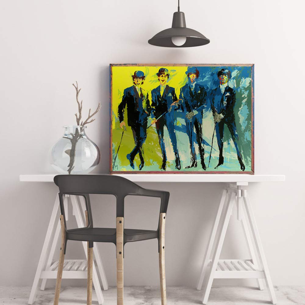 WSNDGWS Decoración para el hogar Lienzo Pintura Caballero ...