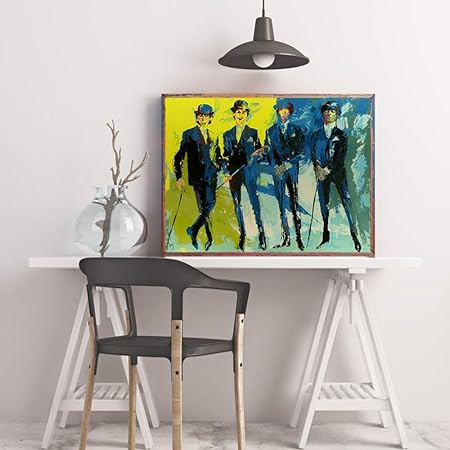 WSNDGWS Decoración para el hogar Lienzo Pintura Caballero ...