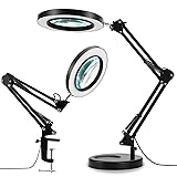 LANCOSC 2-in-1 Magnifying Glass with Light and