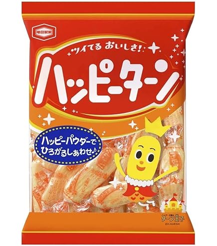 Amazon.com: Happy Turn Happy Powder Covered Rice Cracker 1oz