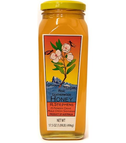 Amazon.com : Genuine Tasmanian Leatherwood Honey, 12.3 oz | Raw
