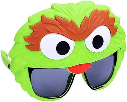 Amazon Com Costume Sunglasses Sesame Oscar The Grouch Sun Staches