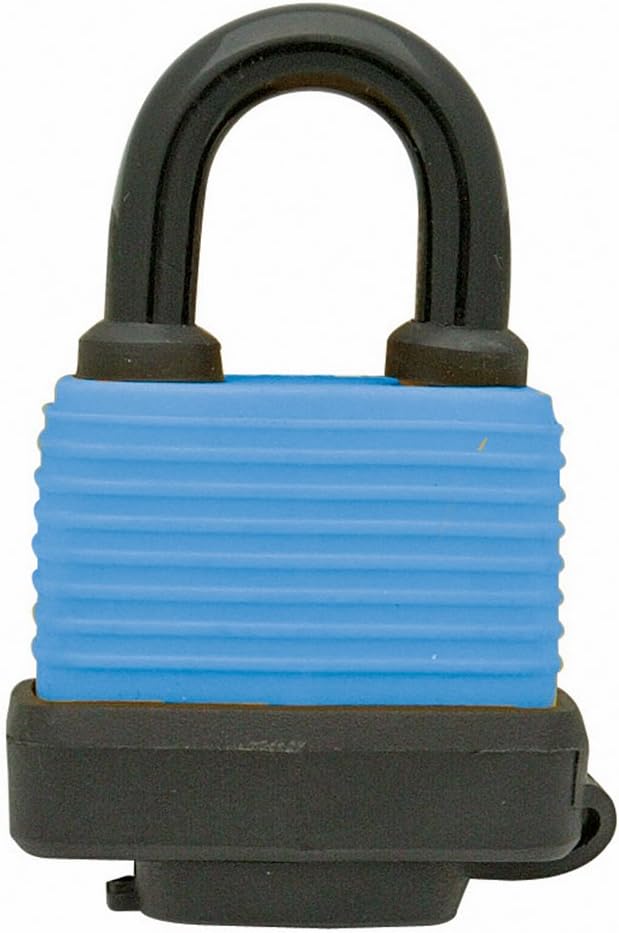 Silverline 196551 Weather-Resistant Padlock 48 mm, Blue - Image 3