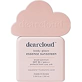 dearcloud Body Glaze Essence Sunscreen SPF 30 – Moisturizing Body Sunscreen – Korean Skincare Essential – Squalane & Hyaluronic Acid (3.38 fl oz)