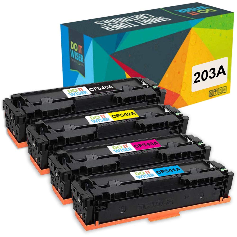 Pack De 4 Do It Wiser Cartouches De Toner Compatibles Pour HP 203A pack-de-4-do-it-wiser-cartouches-de-toner-compatibles-pour-hp-203a